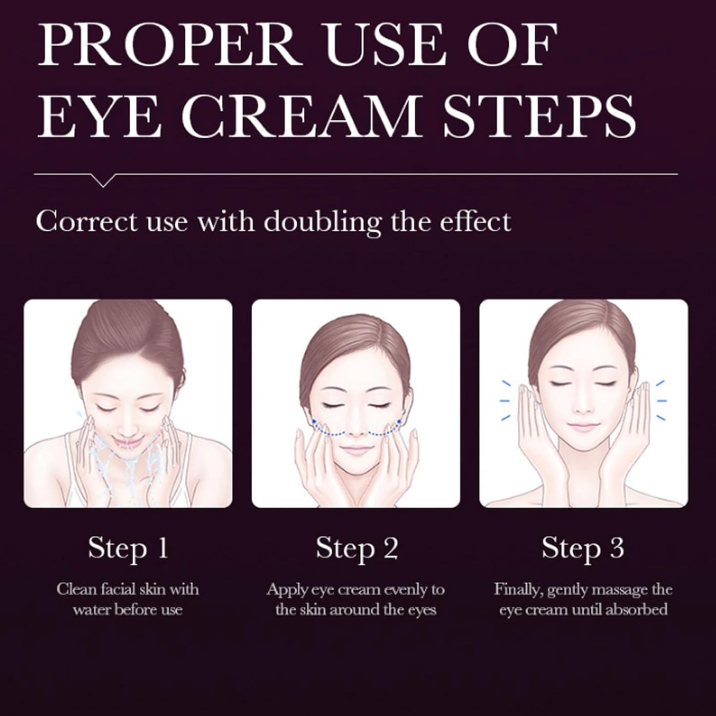 Snail Repair Eye Cream with Snail Mucin Extract and Collagen,Eye Wrinkle Firming Cream Under Eye Repair Cream for Anti-aging Hydrating Reducing Dark Circles Fine Lines Puffiness