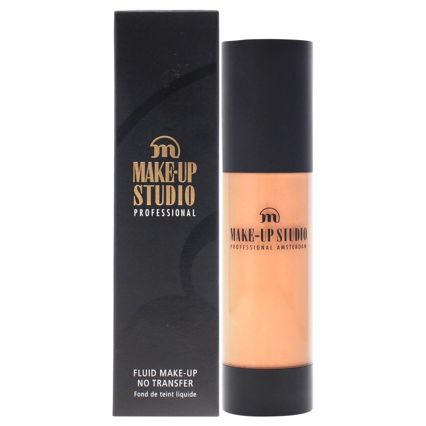 Professional Amsterdam Fluid Foundation No Transfer - Creates A Soft-Focus, Velvety Natural Finish - Delivers Long-Wearing Light To Medium Coverage - Wa4 Light Olive Beige - 1.18 Oz