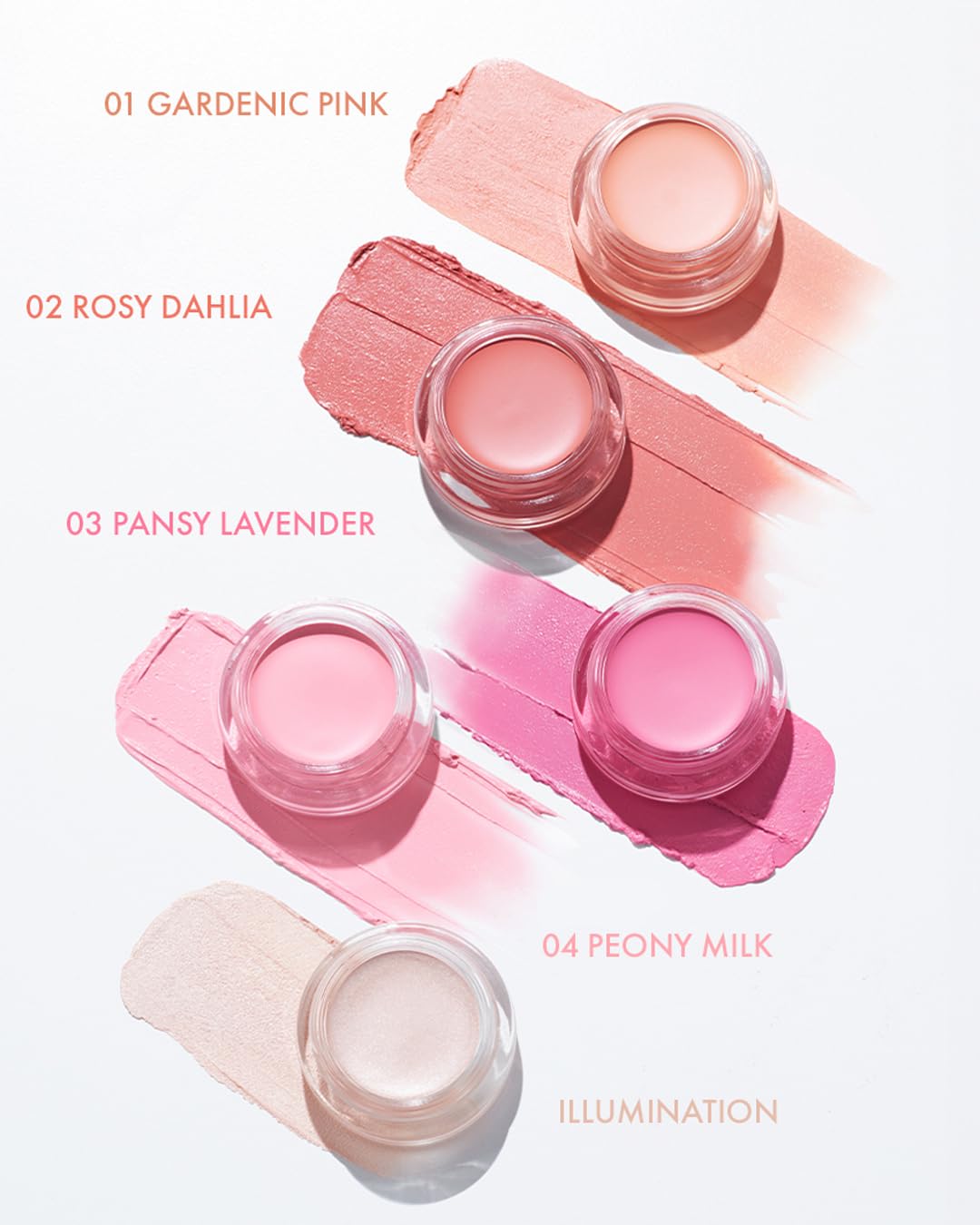 VIDIVICI Millennial Glow Cream Blush 04 Peony Milk - Creamy Face Cheek Blusher for Smooth & Silky Skin - Soft Satin Finish with Natural Color - For Fair to Light Skin Tone, 0.21 oz.