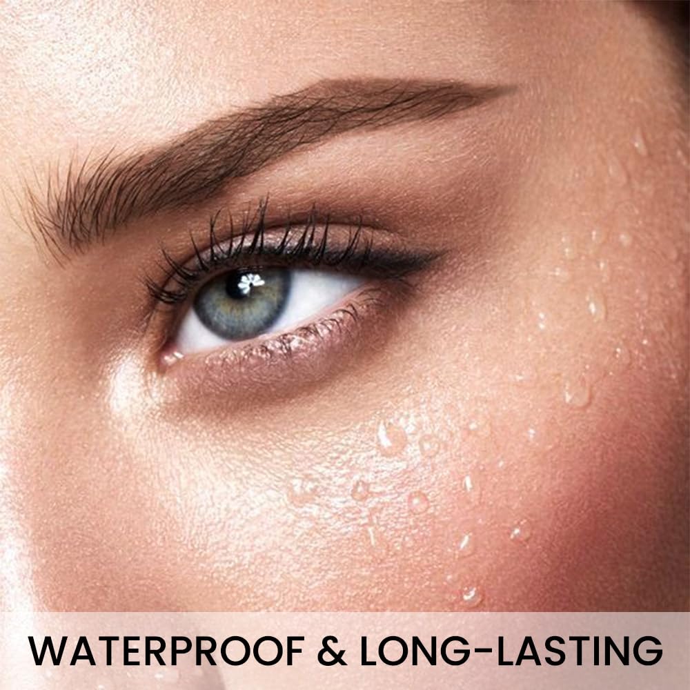 Kaely Eyebrow Pencils for Women, 4 Tip Magical Precise Waterproof Brow Pen, Microblading Eyebrow Contouring Pen, lapiz de cejas 3d Eye Brow Gel, 24h Smudge Proof,02 Dark Brown