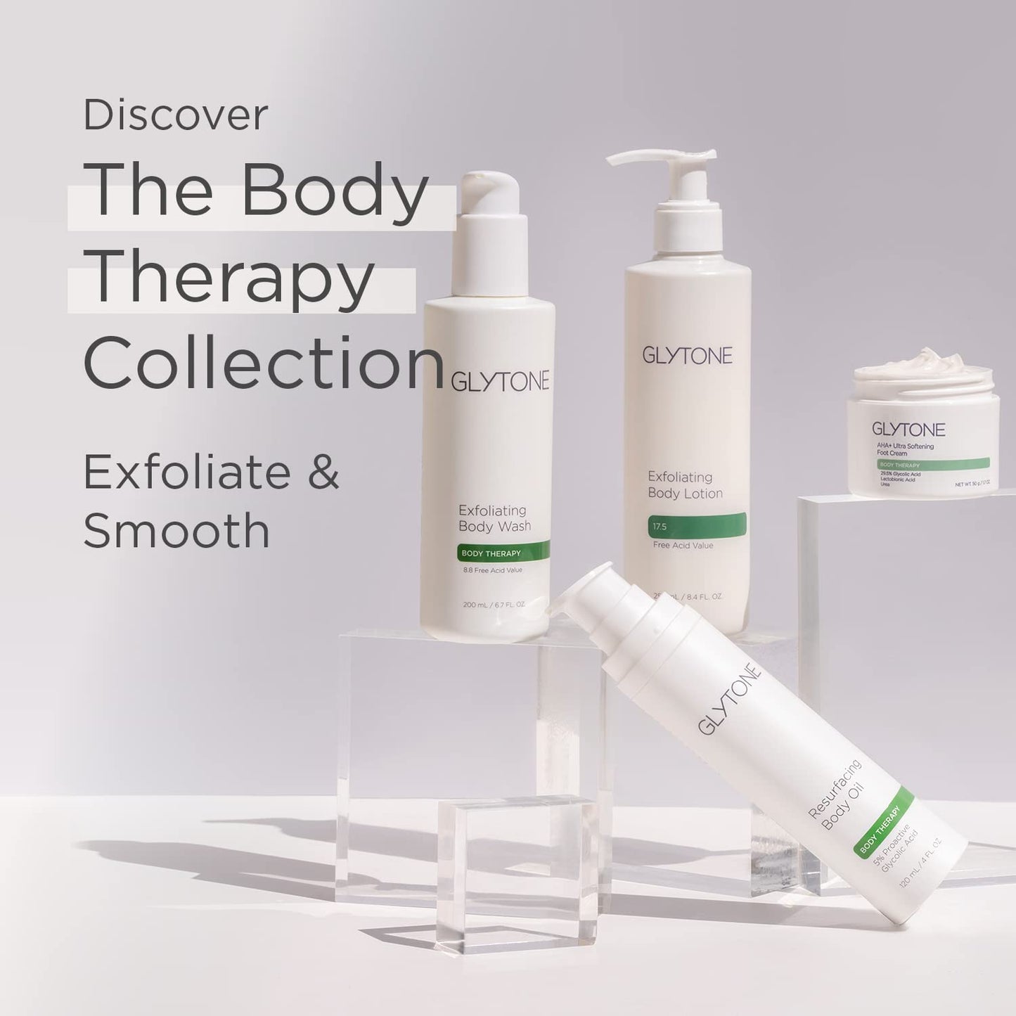 GLYTONE AHA+ Foot Cream for Dry Cracked Heels & Feet | Exfoliate, Hydrate & Retexturize Dry, Rough Foot with Exfoliating 29.5% Glycolic Acid, Moisturizing Lactobionic Acid & Urea - 1.7 Oz