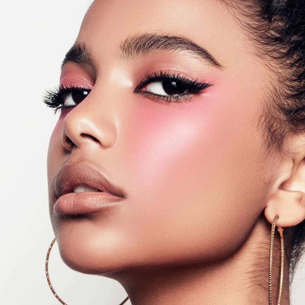 ROUSE Face Blush Powder Makeup Soft Mushroom Blush for Cheeks Long Lasting Makeup Powder Highlight - Matte Finish (Peach Pollen)