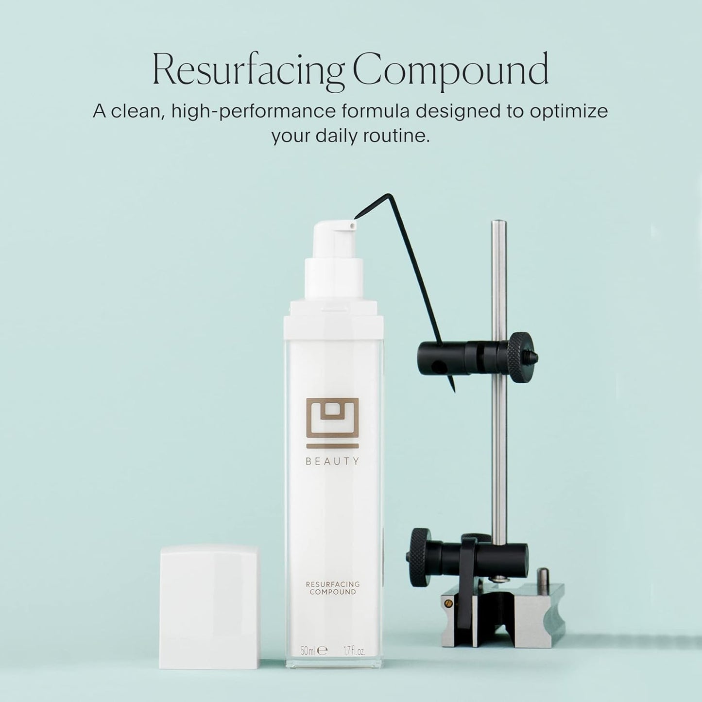 U Beauty Resurfacing Compound Serum - Renew & Illuminate Face Serum - Advanced 8-in-1 Formula with Vitamin C, Retinol, Hyaluronic Acid, & Peptides - Targets Fine Lines, Pores- 1.0 fl.oz