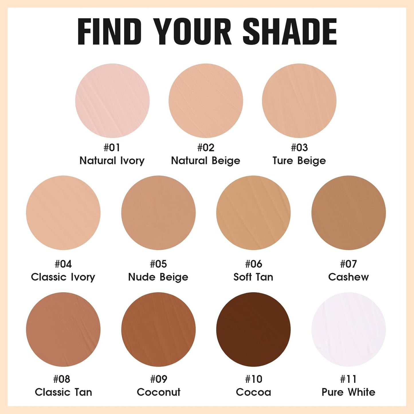 UCANBE Matte Liquid Foundation Makeup, Medium to Full Coverage Waterproof Longwear Serum Cream Foundation for Combination & Oily Mature Skin, Lightweight Hydrating & Nourishing, Classic Tan, 1 fl. oz.