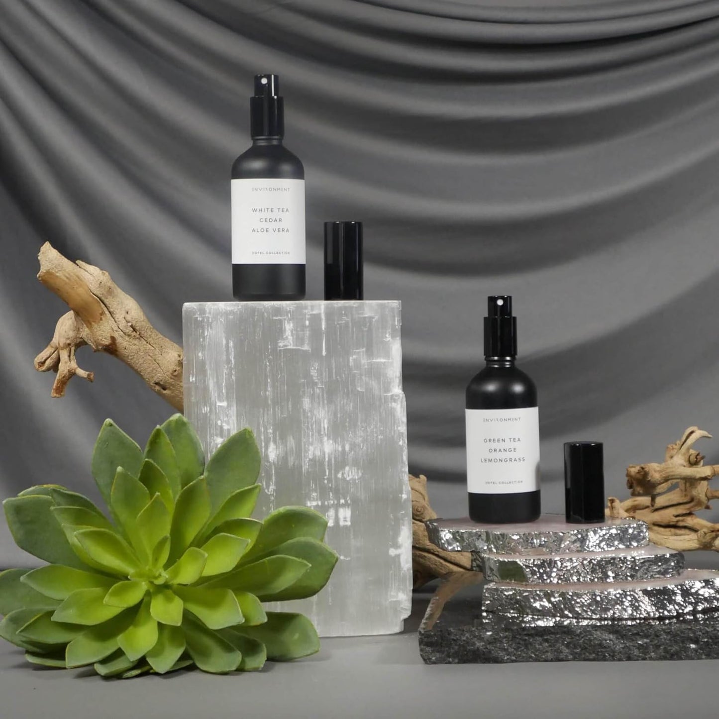 ENVIRONMENT Inspired by 5-Star Hotels FMT Room Spray, 100ml Air Freshener (Damask Rose | Vetiver | Guaiac Wood) Home Fragrance Accessories, Room Perfume, Room Deodorizer, Vegan & Cruelty-Free