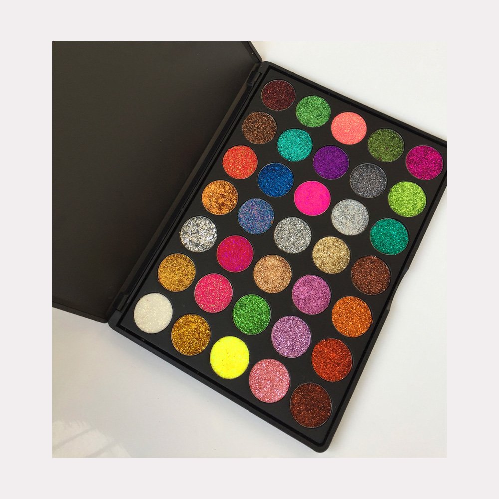Glitter Eyeshadow New 35 Color Sequin Natural Professional Makeup Palette Mixing
