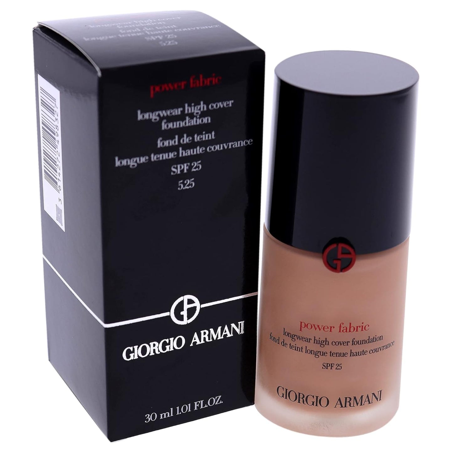 Power Fabric Longwear High Cover Foundation SPF 25-5.25 by Giorgio Armani for Women - 1 oz Foundation