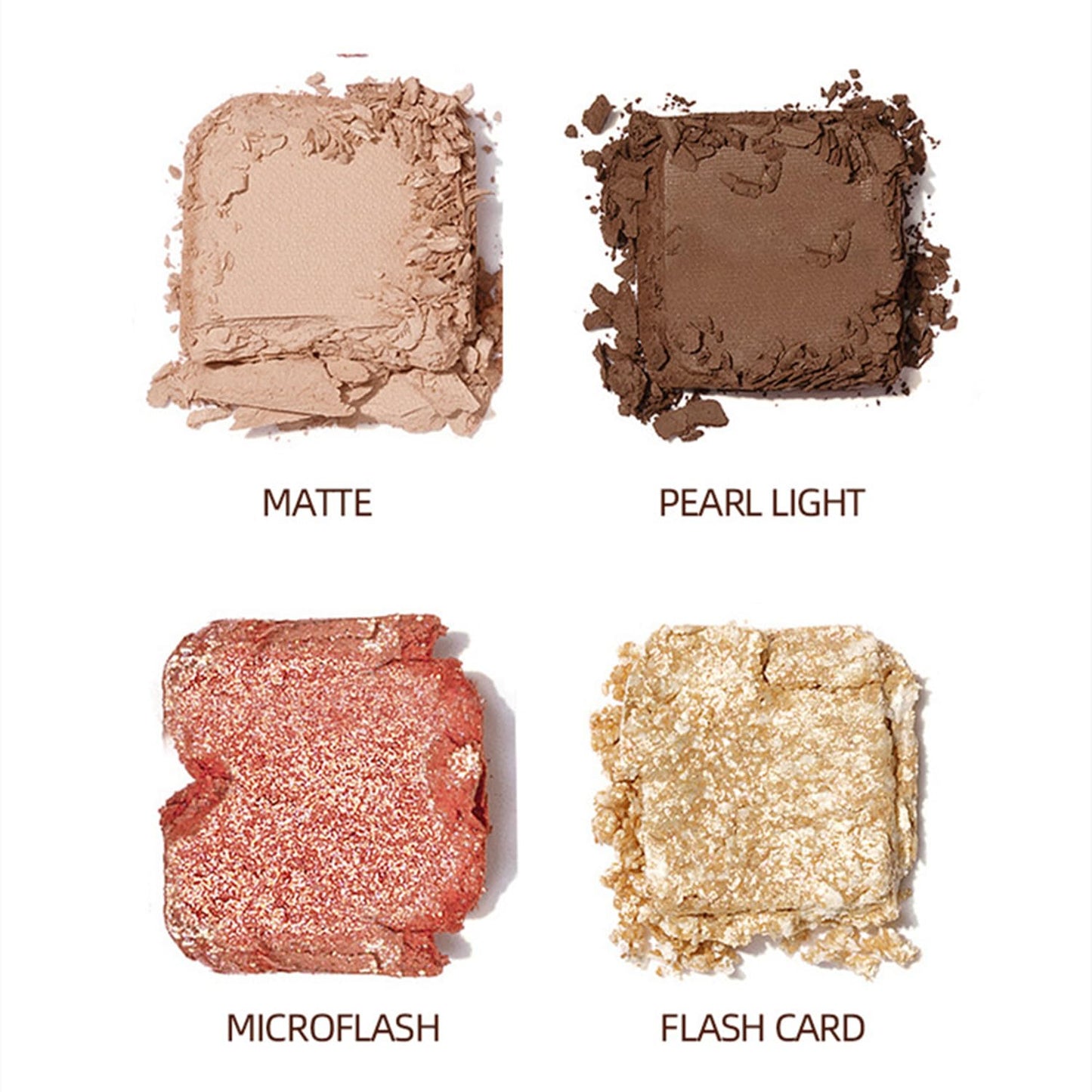 Mattew Eyeshadow Palette 9 Colors Cool Toned Matte Glitter Eyeshadow Palette (Color 02)