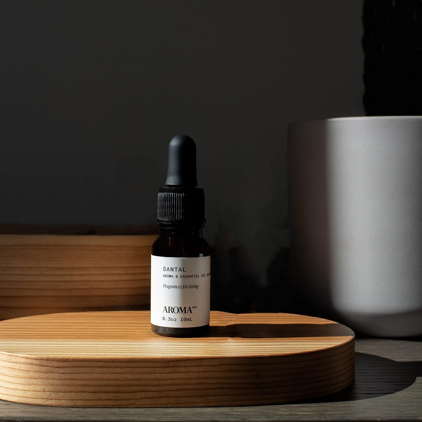 AromaTech Santal & The Hotel Set | Gift Set of Aroma Diffuser Essential Oils Blend of Santal Cardamom, Papyrus, Musk | The Hotel Peach, Red Rose, Pine - 10 Milliliter