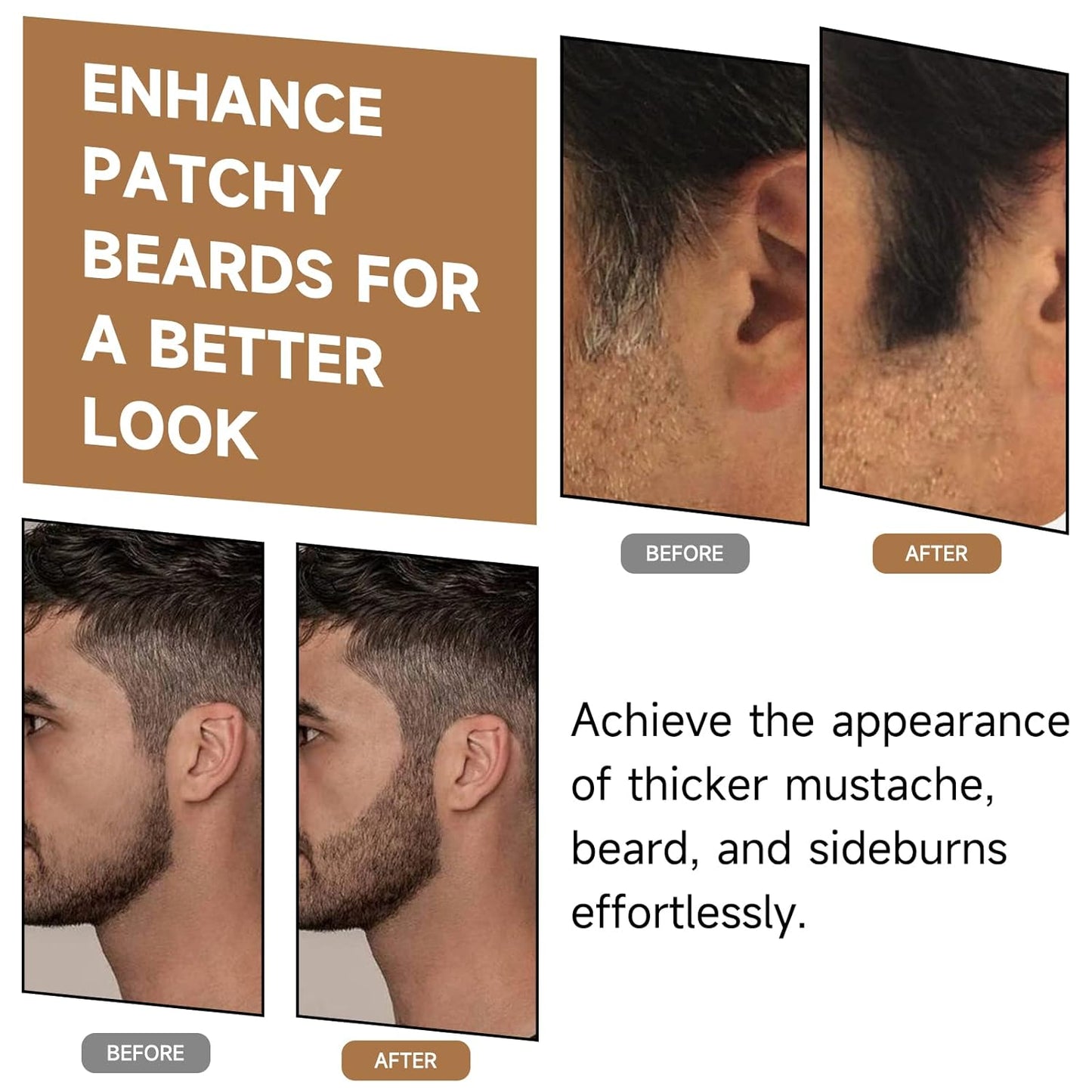 2 Pack Root Touch Up Shadow Powder, Gray Hair Cover Up, Women Color Root Coverage Powder for Thinning Grey Hairline, Men Instantly Concealer Hair Loss Beard Line Eyebrow, Medium Blonde