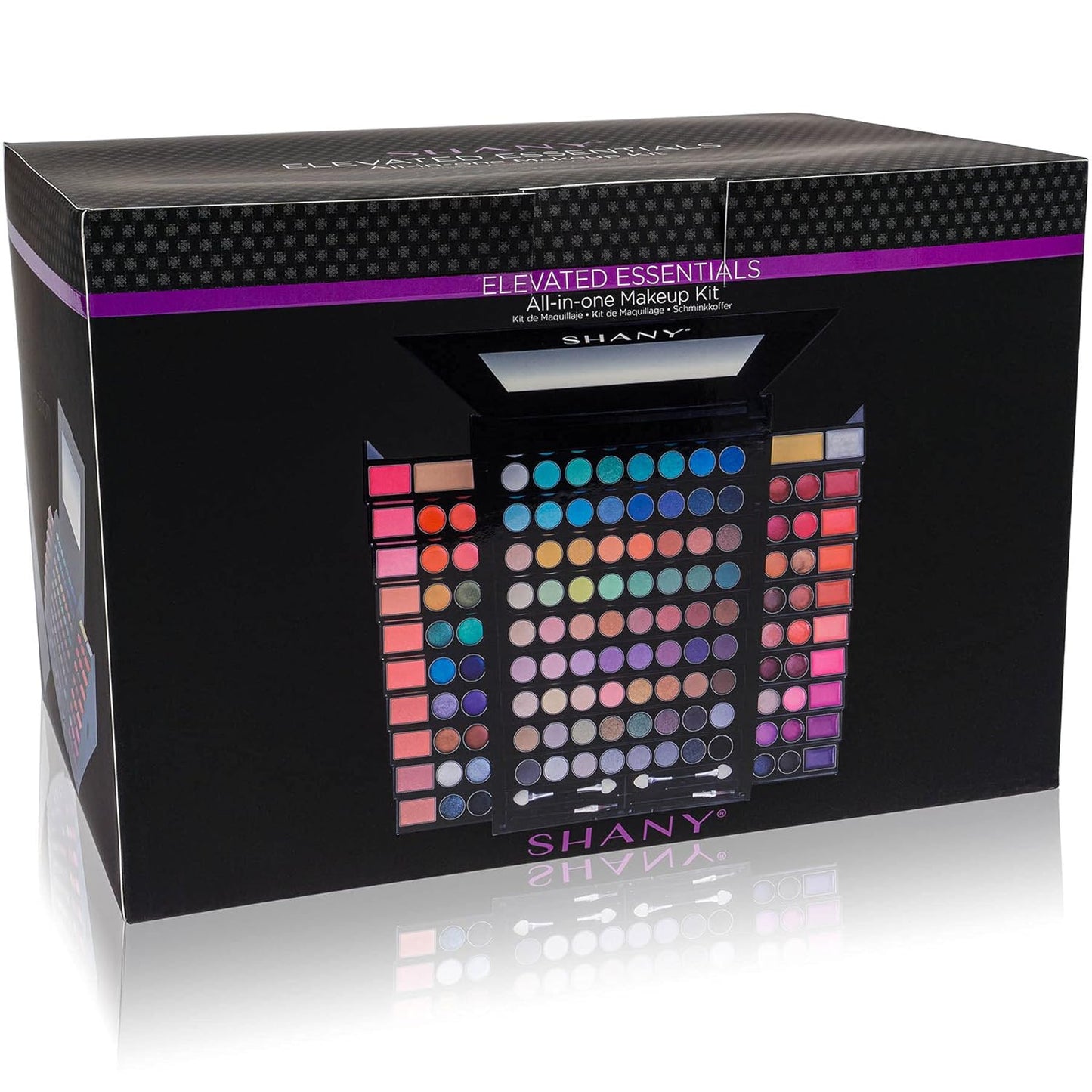 SHANY Elevated Essentials Makeup Set - All-in-One Makeup Kit with 72 Eyeshadows, 28 Lip Colors, 18 Gel Eyeliners, 10 Blushes, 1 Eye Primer, and 1 Cream Concealer