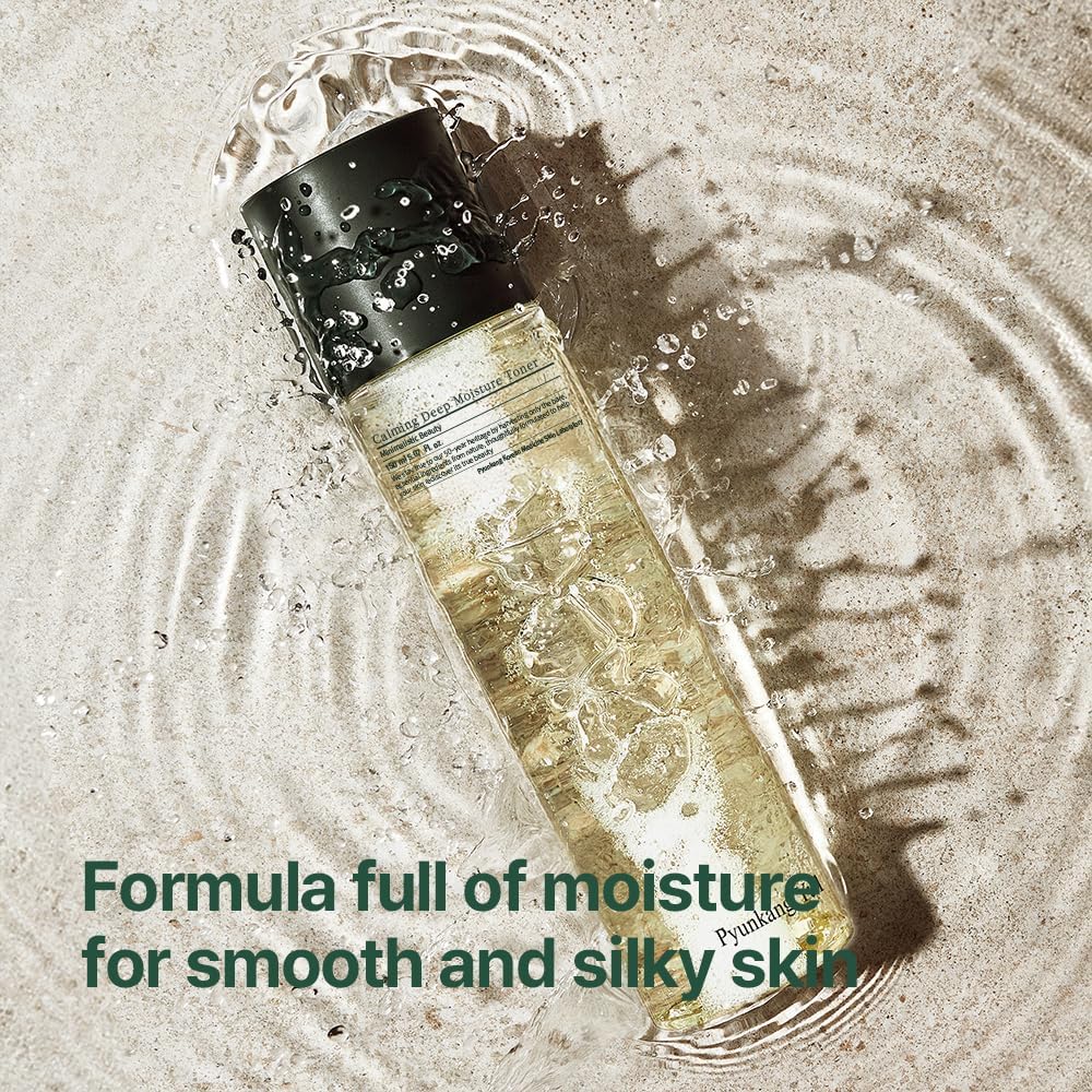 Pyunkang Yul PKY Calming Deep Moisture Toner - Face Toner for Women containing AHA and PHA - for Teens and Adults - Astringent for Face - Korean Facial Toner -80ml, 2.71 fl oz