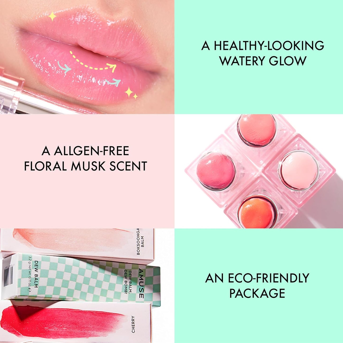 Amuse SEOUL DEW BALM 06 DEW ROSE