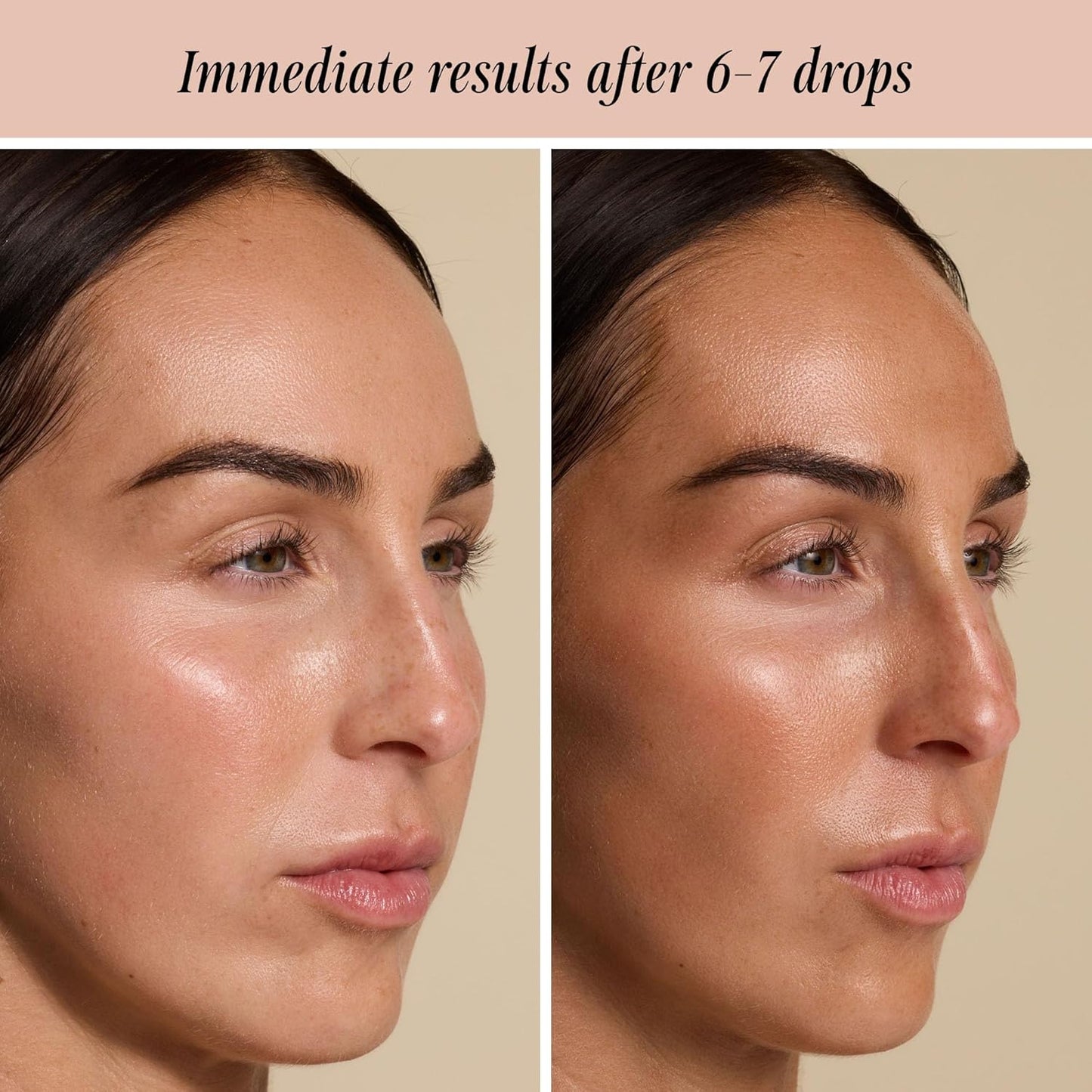 + Lux Unfiltered N°12 Sunstruck Face Tanning Drops - Fragrance Free Bronzing Drops for Face with Hyaluronic Acid, Coconut Water, & Passionfruit Oil - Cruelty Free & Vegan Self Tanner