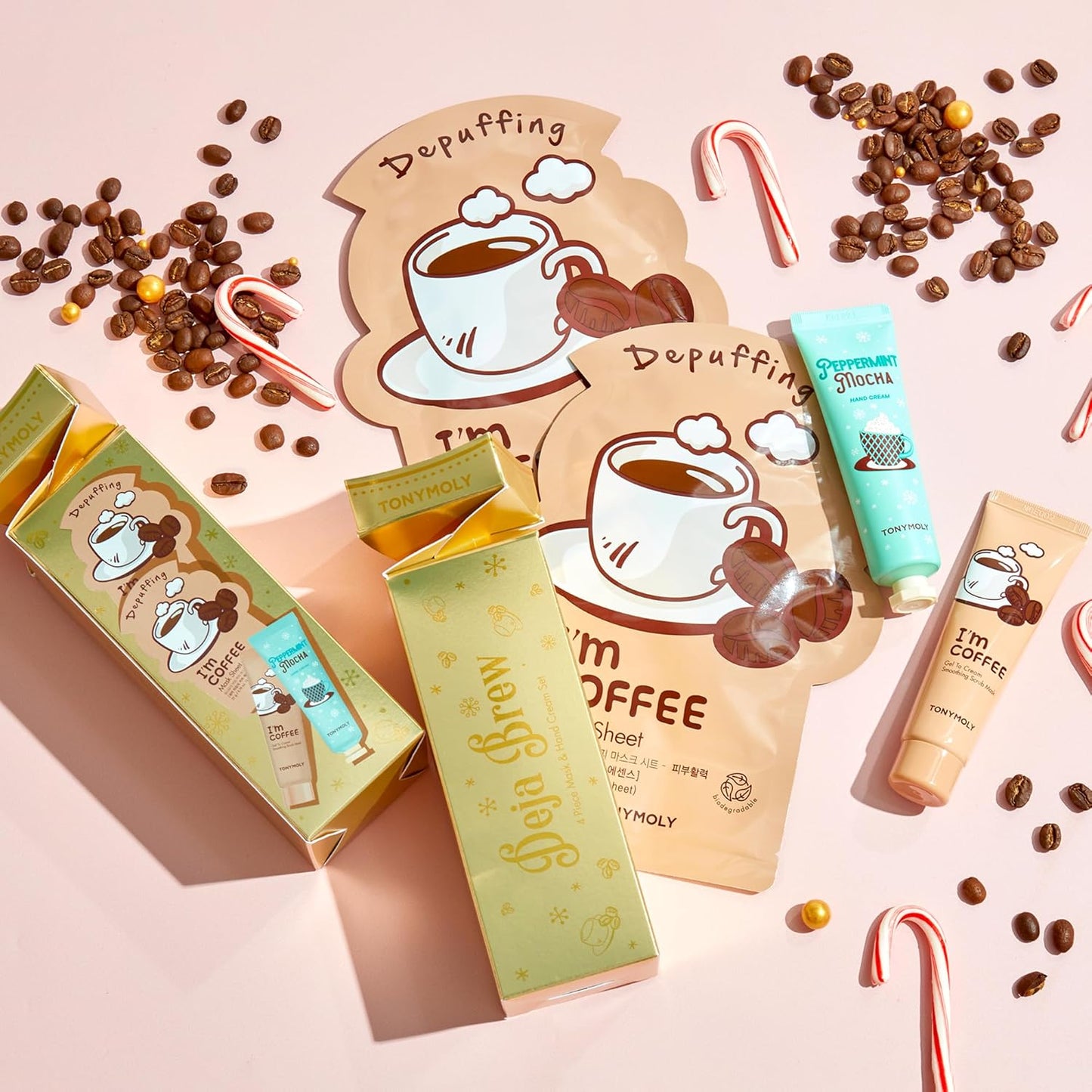 TONYMOLY Deja Brew Coffee Skincare Set, 3.2 oz.