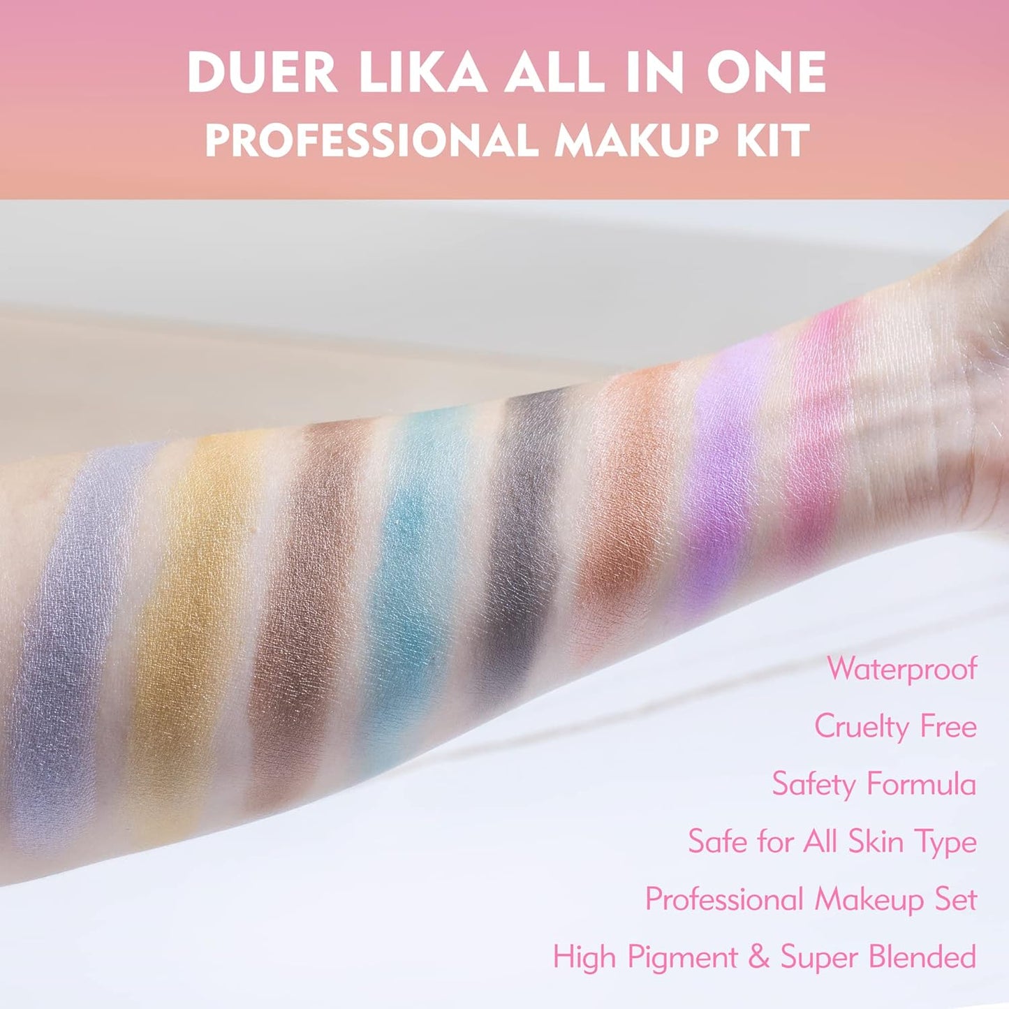 Makeup Kit for Girls and kids 8-12 Carry All Makeup Train Case with Pro Makeup for Teens Women Full Starter Cosmetics Set (SILVER)