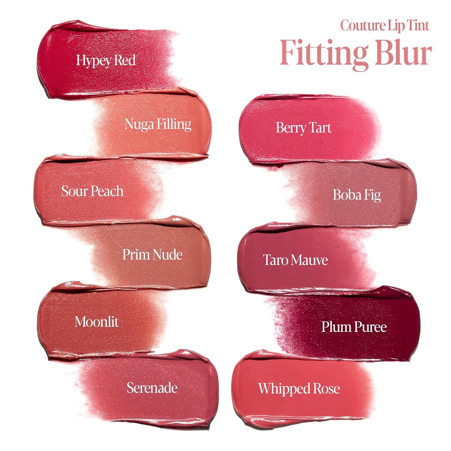 Espoir Couture Lip Tint Fitting Blur #7 Berry Tart 0.14oz | Soft and Creamy Color for Blurry Lip Look | Smudge-Proof Fixing Lip Stain | Lightweight and Comfortable Matte Finish