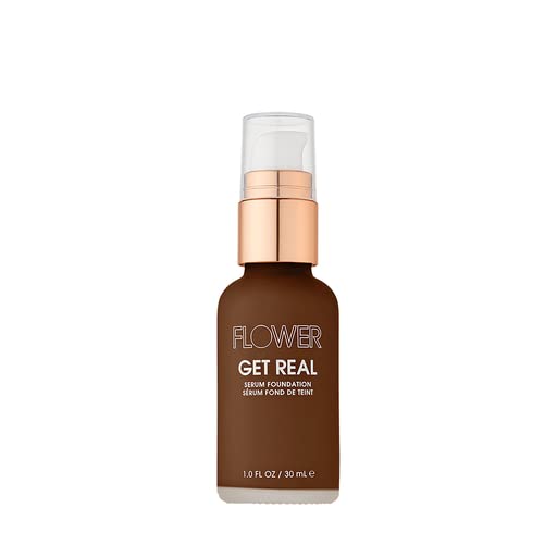FLOWER Beauty Get Real Serum Foundation - Espresso 1 Count (Pack of 2)