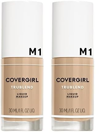 COVERGIRL Trublend Liquid Makeup Natural Beige M1 1 Fl Oz, 1.000-Fluid Ounce (Pack of 2)