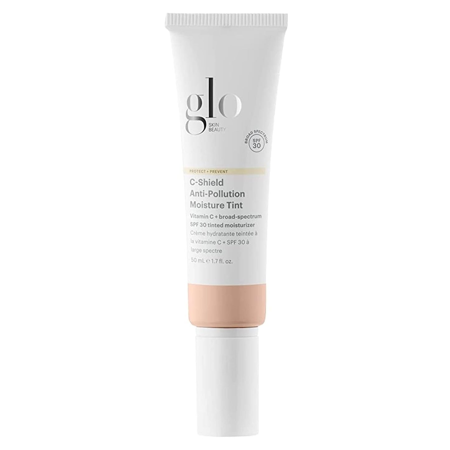 Glo Skin Beauty C-Shield Anti-Pollution Moisture Tint - Tinted Moisturizer With SPF 30 for Face, Broad Spectrum Protection & Vitamin C, 1.7 Oz (1N-Fair)