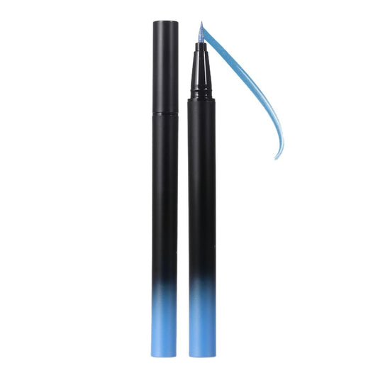 liquid eyeliner waterproof metallic satin finish ink eyeliner pen long lasting high pigmented Sky Blue
