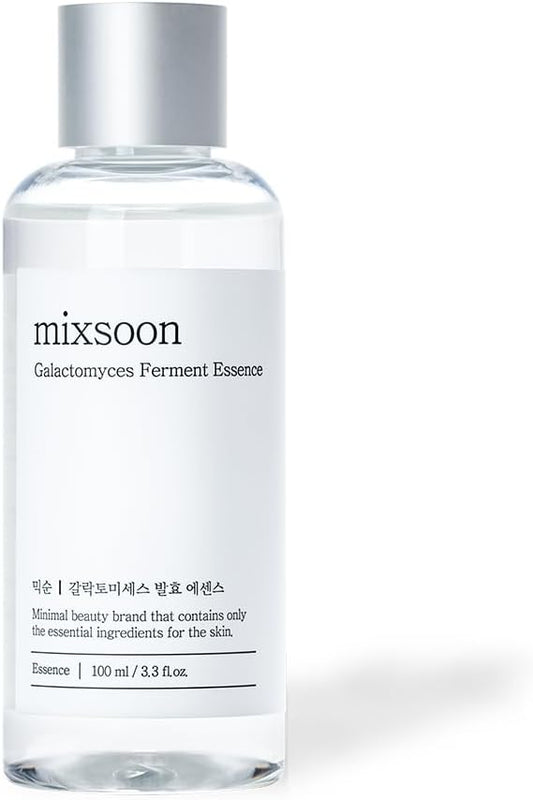 mixsoon Galactomyces Ferment Essence - Deep Moisture, Tone Clarifying Essence to Smooth Skin for Dull, Uneven Skin - Korean Skincare for Glass Skin - Vegan (3.38 fl.oz / 100ml)