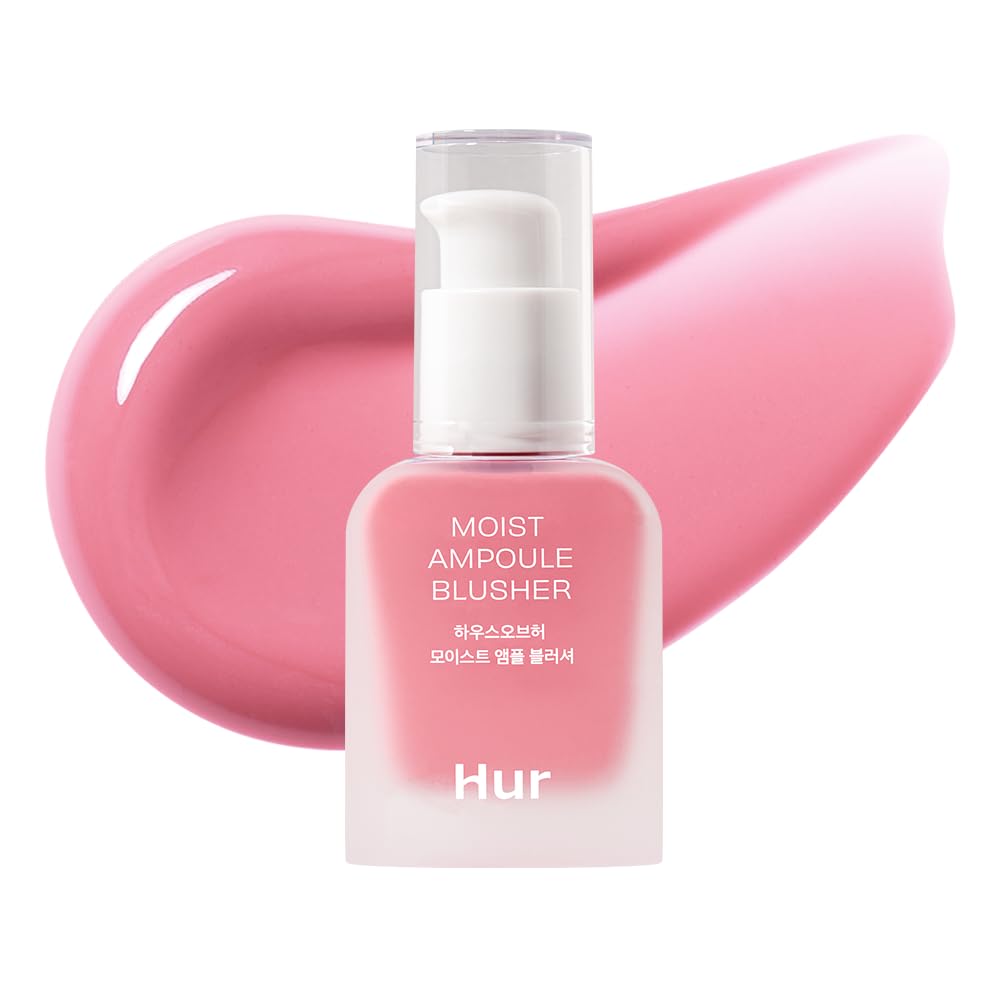 Moist Ampoule Blusher with 50% Moisture Essence | Hydrating & Long-Lasting Blush | 0.68fl.oz (9 Shades) (Cherry Blossom)