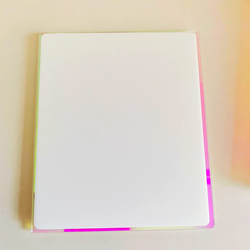 Grafting False Eyelash Acrylic Extension Pallet Organizer, Eyelash Extension Glue Tweezers Plate Makeup Palette, Dustproof Storage Box Display Training Tools Salon (Dazzling L with cover)