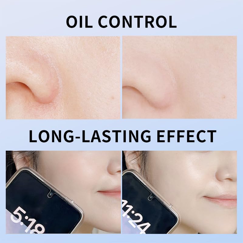 Oil Control Face Pressed Powder, Matte and Smooth Translucent Setting Powder for Women, Waterproof Long Lasting Finishing Powder, Lightweight Cosmetic Powder, Cruelty-free (03# Dark, 0.35Oz)