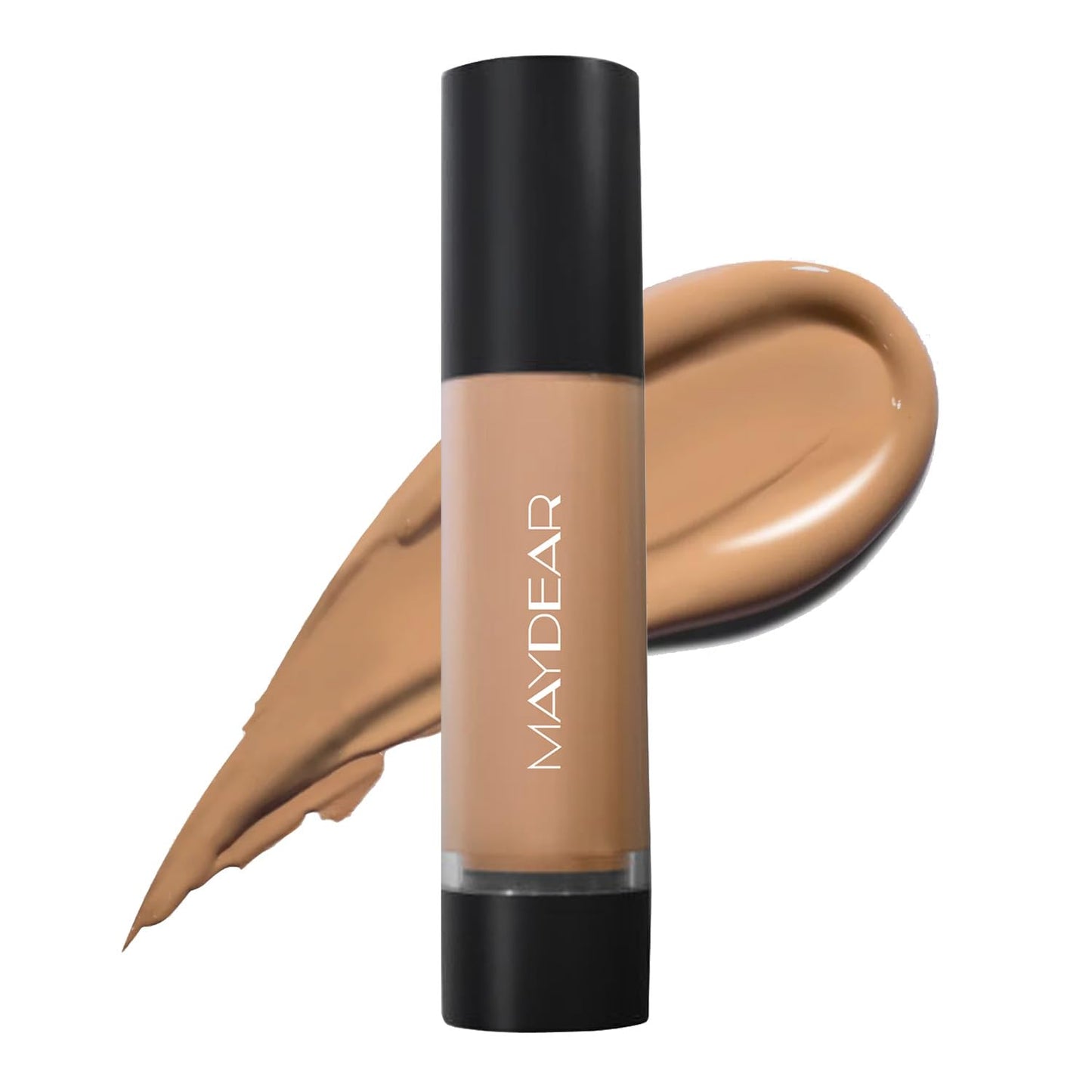 Maydear Tinted Moisturizer for Face, Matte Finish, Hydrating, Light Coverage Facial Makeup, Evens Skin Tone, Ultra-Lightweight, TM05 Toffee, 1.7 oz(50ml)