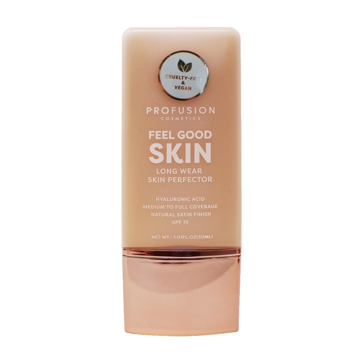 Profusion Cosmetics Lightweight Liquid Foundation for a Flawless and Elegant Radiance, Breathable Makeup for Improves Uneven Skin Tone, Cruelty-Free - Light 1