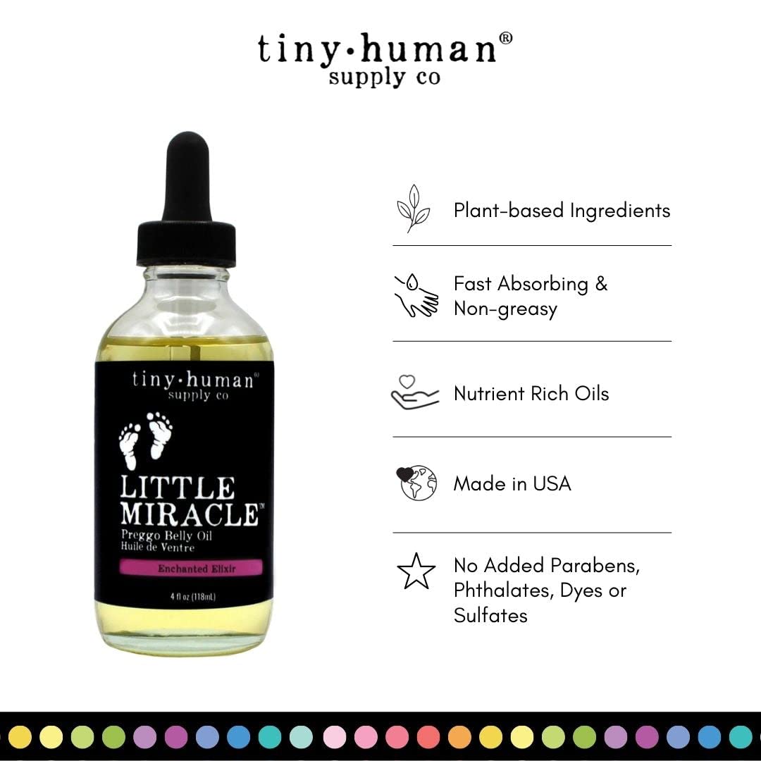 Little Miracle Preggo Belly Oil (Lemon & Lavender) for Pregnancy Stretch Marks and Itching