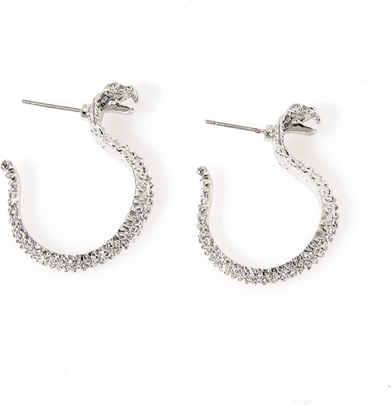 Vintage Snake Studs Earrings Gold Snake Dangle Earrings Animal Serpent Earrings Punk Cool Snake Earrings Jewelry for Women Girls Gifts