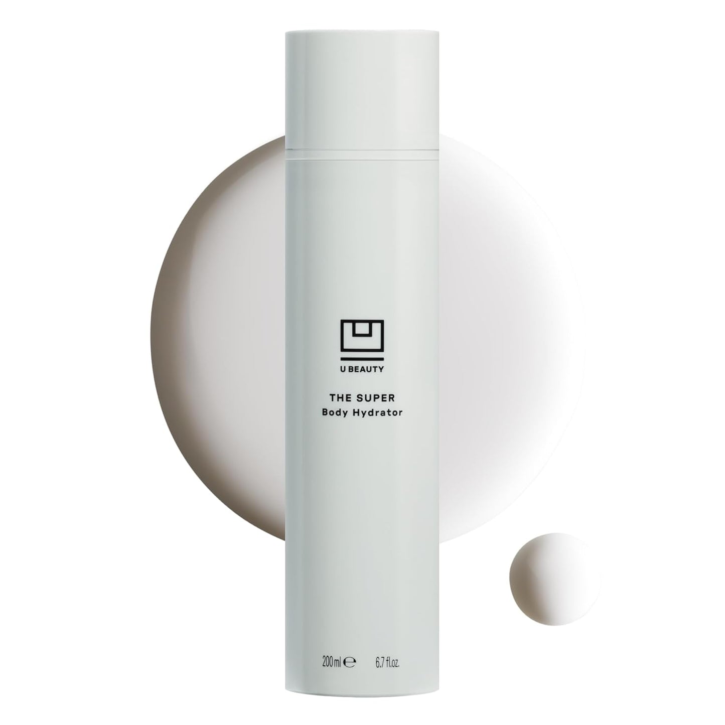 U Beauty The SUPER Body Hydrator - Mega-Dose Hyaluronic Acid Body Moisturizing Cream with Niacinamide and Squalane for Smooth, Bright, and Renewed-Looking Skin For Up To 48 Hours - 6.7 fl oz