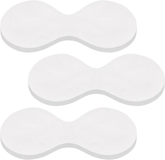 100PCS Disposable Eye Mask Paper Non Woven Eye Covers Cotton Eye Care Patches Pads Facial Skincare Spa Paper for Home Salon Beauty Tools