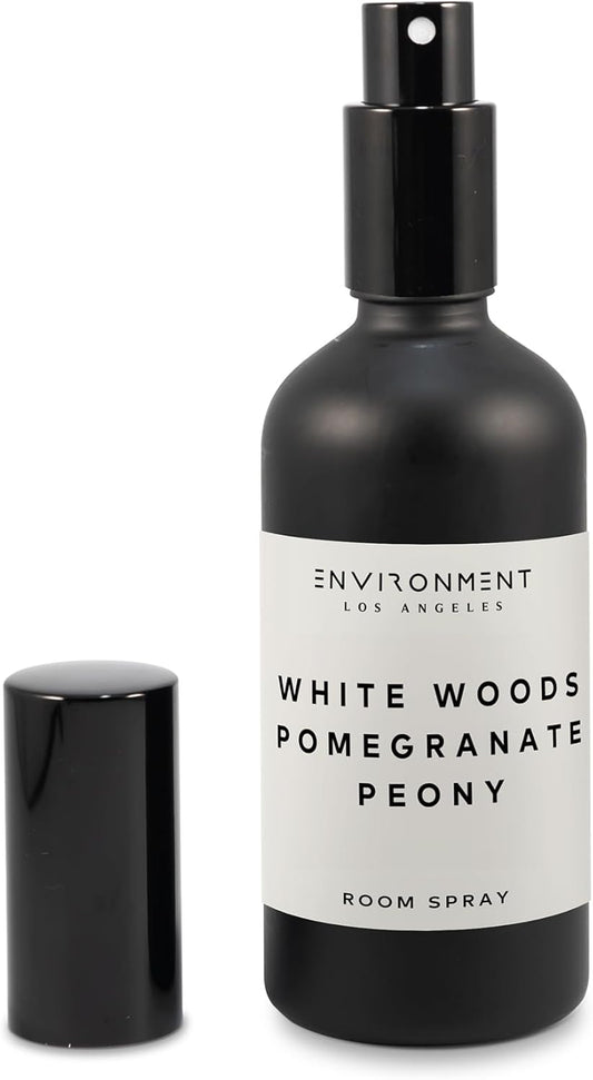 ENVIRONMENT Inspired by 5-Star Hotels ARH Room Spray, 100ml Air Freshener (White Woods | Pomegranate | Peony) Home Fragrance Accessories, Room Perfume, Room Deodorizer, Vegan & Cruelty-Free