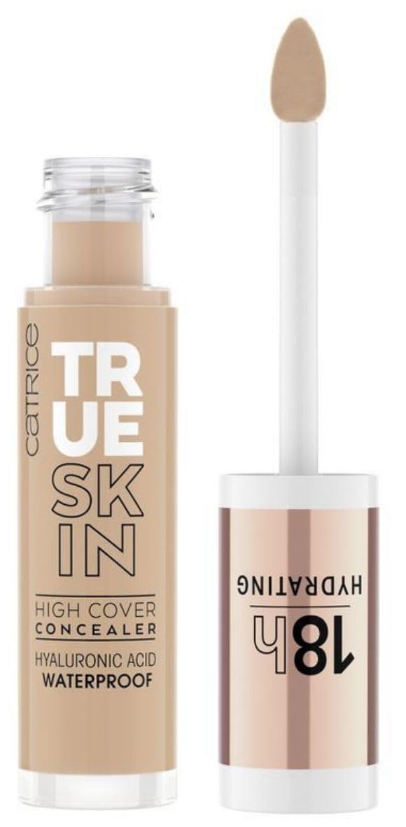 Catrice | True Skin High Cover Concealer (094 | Warm Cocoa) | Waterproof & Lightweight for Soft Matte Look | With Hyaluronic Acid & Lasts Up to 18 Hours | Vegan, Cruelty Free