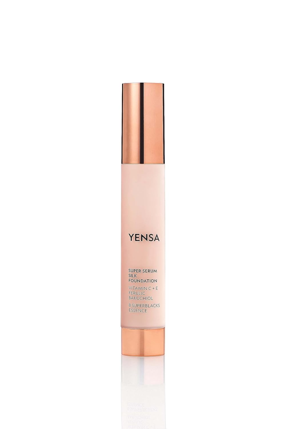 YENSA Super Silk Foundation - Full Coverage, Age-defying complex of Vitamin C, E, Ferulic, and Bakuchiol Oil (Fair 1) 1.0 fl oz