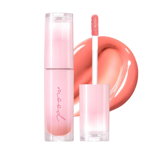 Peripera Ink Mood Glowy Tint | Lip-Plumping, Naturally Moisturizing, Lightweight, Glow-Boosting, Long-Lasting, Comfortable, Non-Sticky, No White Film (023 CORAL CHEMISTRY (LUCKY LOTTERY))