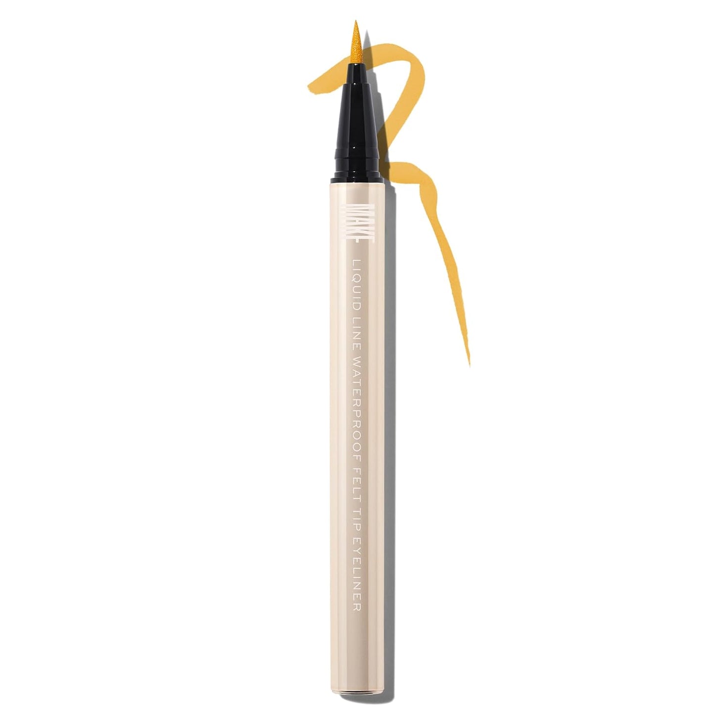 MAKE Beauty Liquid Line Waterproof Liquid Eyeliner Pen. Smudge-Proof Felt Tip for Precise Application of Lines, Wings, and Graphics. Long Lasting Eye Liner - Shade, Sundown