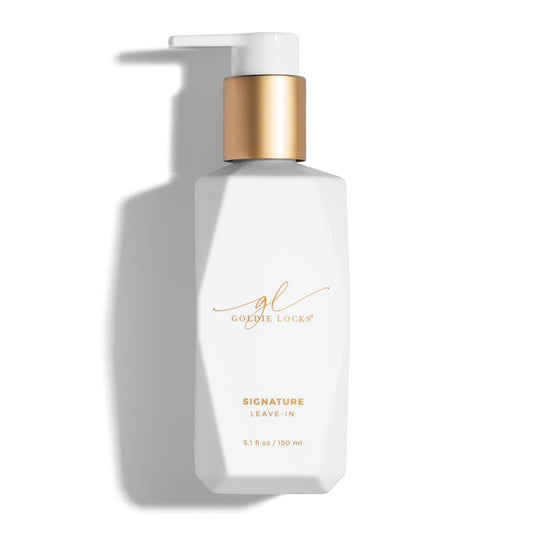 Goldie Locks Signature Leave-In Conditioner - Moisturizes and Controls Frizz - Lightweight Daily Hydration - Safe for Extensions & Color-Treated Hair - Protein-Free - 5.1 fl oz (Packaging May Vary)