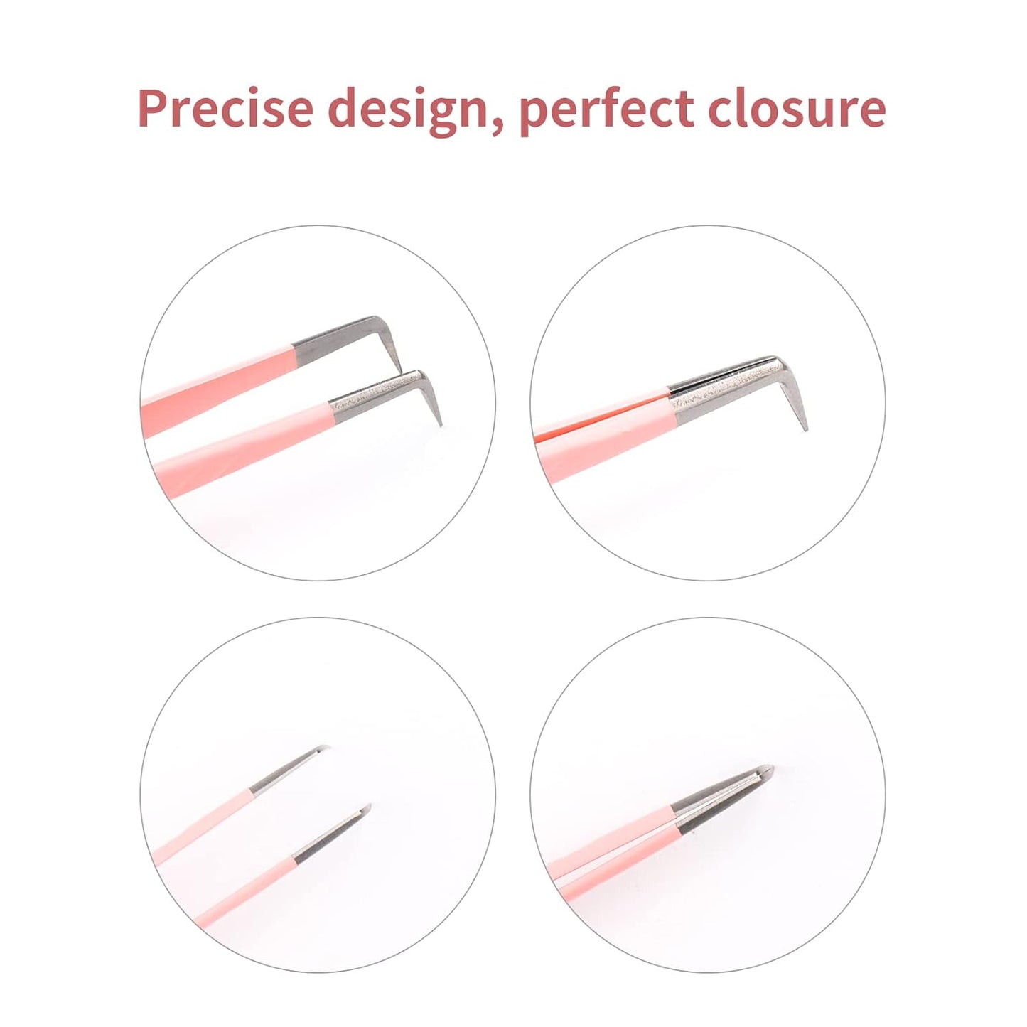 Lash Extension Tweezers Volume Lash Tweezers 90 Degree Tweezers for Eyelash Extensions Precision Lash Fan Tweezers Eyelash Extension Supplies for Light Volume or Mega Volume Fans