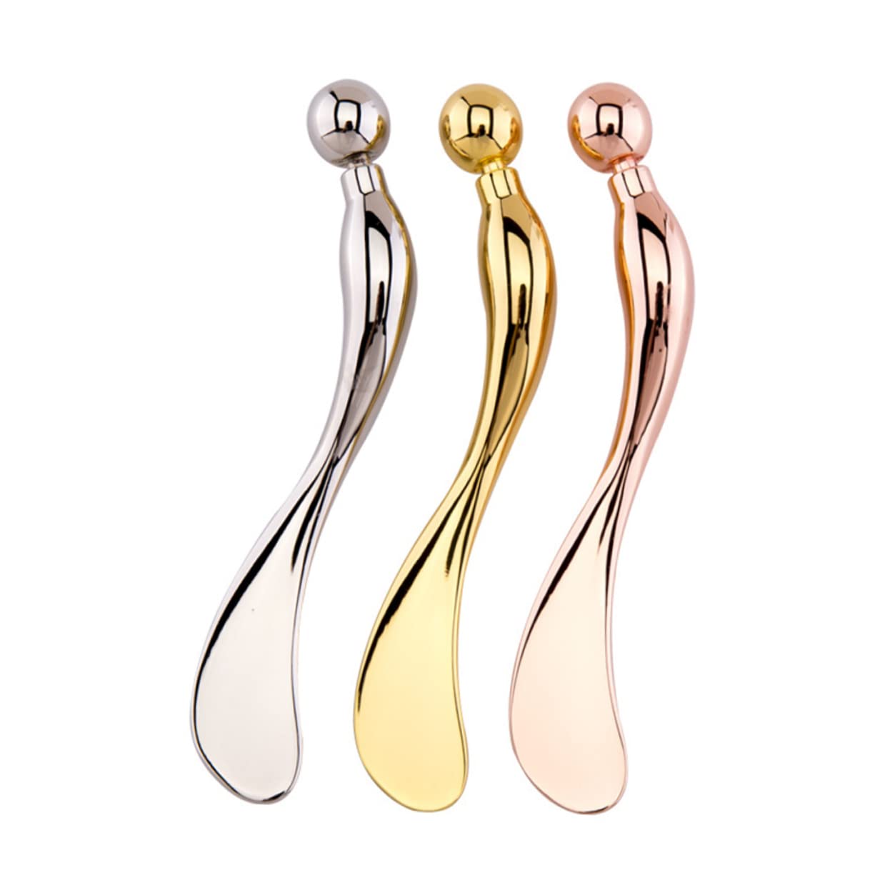 eye massage tool Anti Wrinkle Eye stick Dark Circle Remover Massager Eye Cream Wand eye Massage Sticks Eye Cream Applicator anti aging eye Massager Facial Mask Spoon fish shape