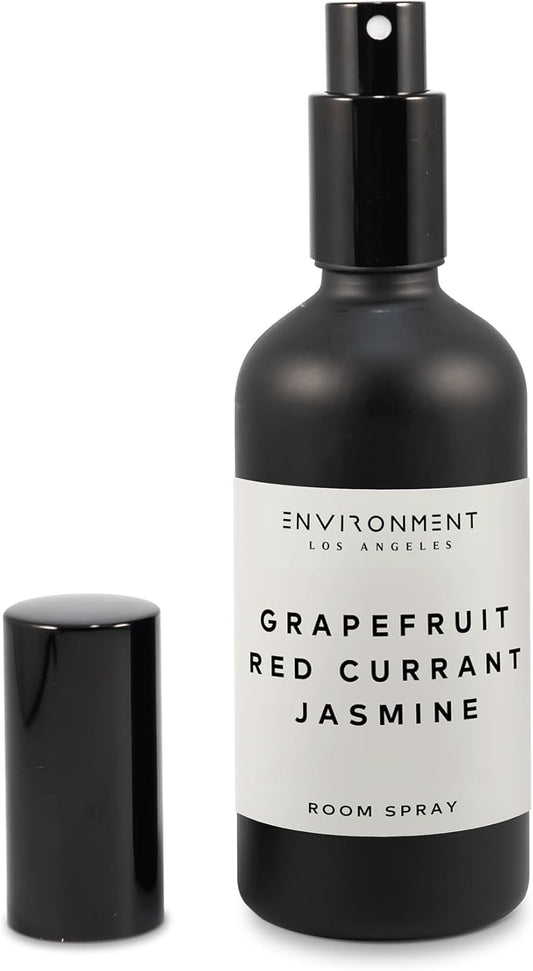 ENVIRONMENT Inspired by 5-Star Hotels MRT Room Spray, 100ml Air Freshener (Grapefruit | Red Currant | Jasmine) Home Fragrance Accessories, Room Perfume, Room Deodorizer, Vegan & Cruelty-Free