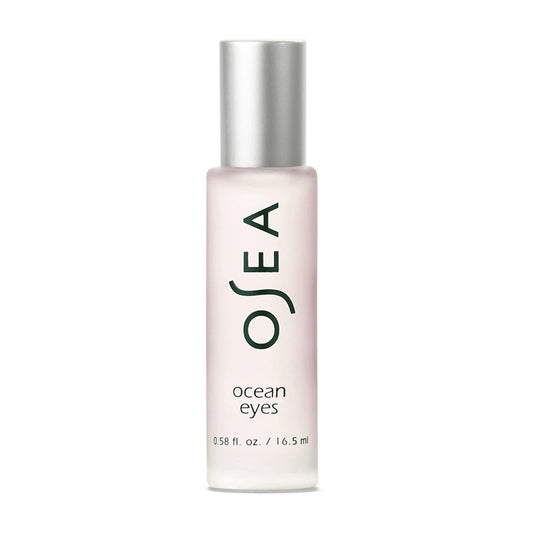 OSEA Ocean Eyes Age-Defying Eye Serum - For Dark Circles, Puffiness - Cooling Roller Ball Applicator - Hyaluronic Acid, Peptides - Clean Skincare - Vegan & Cruelty-Free Anti-Aging Under Eye Treatment
