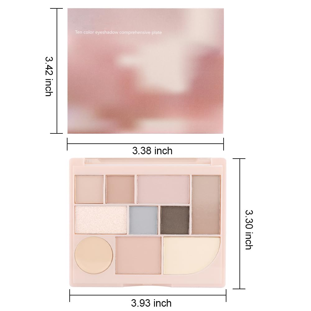 Shimmer Matte Eyeshadow Palette.Longwearing Highly Pigmented Natural Beige Gold Glitter Powder Palet.Matt Shiny Eye Makeup paleta de sombras.01#