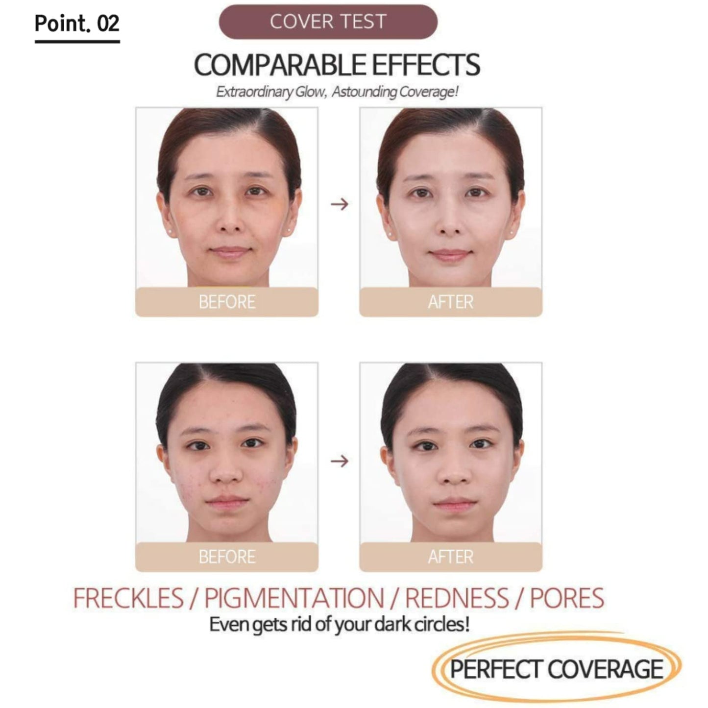 MIBA Ionized Calcium Foundation Double Cushion RX Refill 25 g / 0.88 oz (No 21) Big Cushion SEASON 2