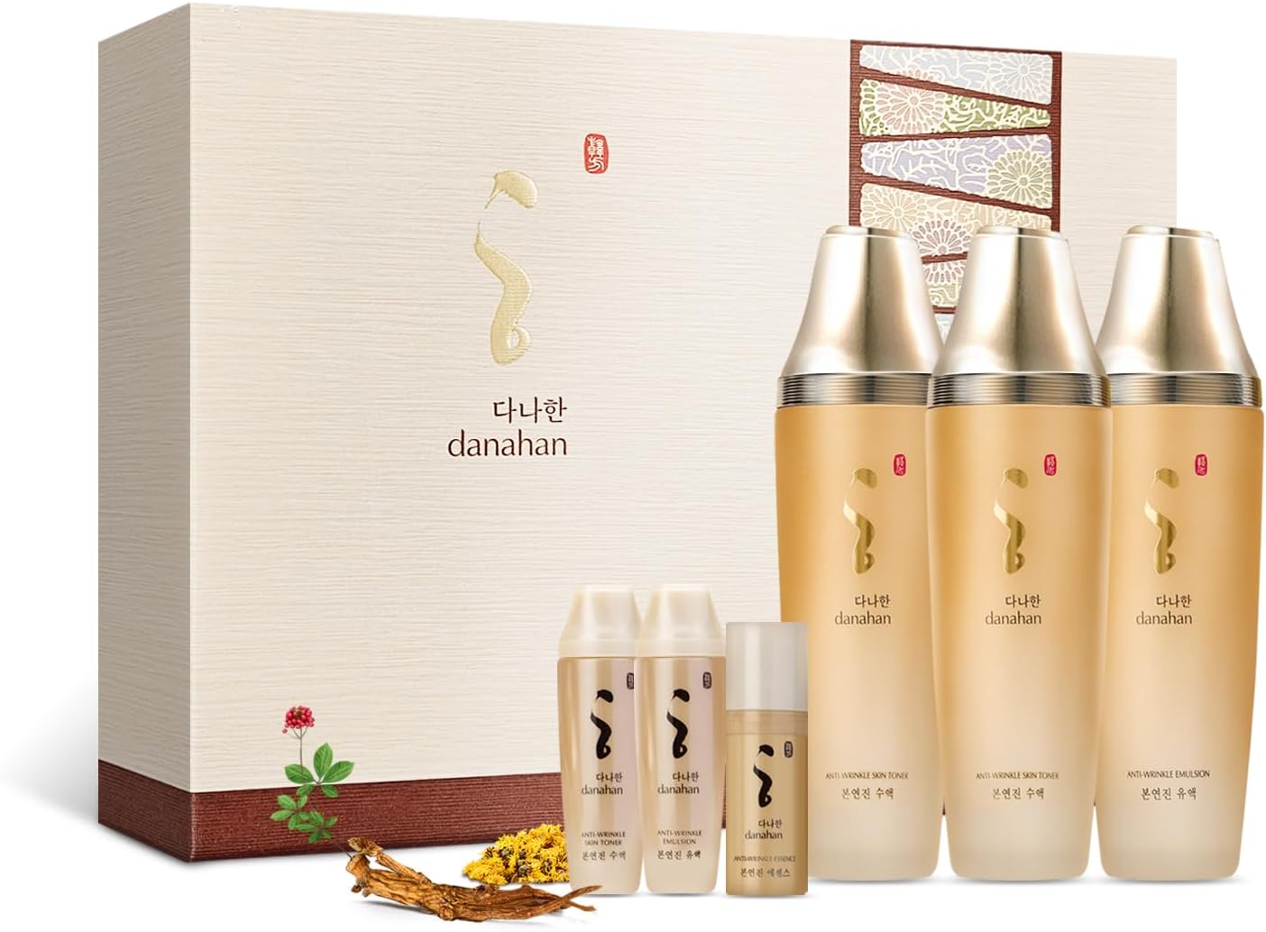 Bon Yoen Jin Skin Care 2pcs Special Set Toner 5.4 fl oz(160ml) x 2ea, Emulsion 5.4 fl oz(160ml) | Anti-Wrinkle, Moisturizing, Hydrating, Soothing, Korean Skin Care, Korean Skin Care Set