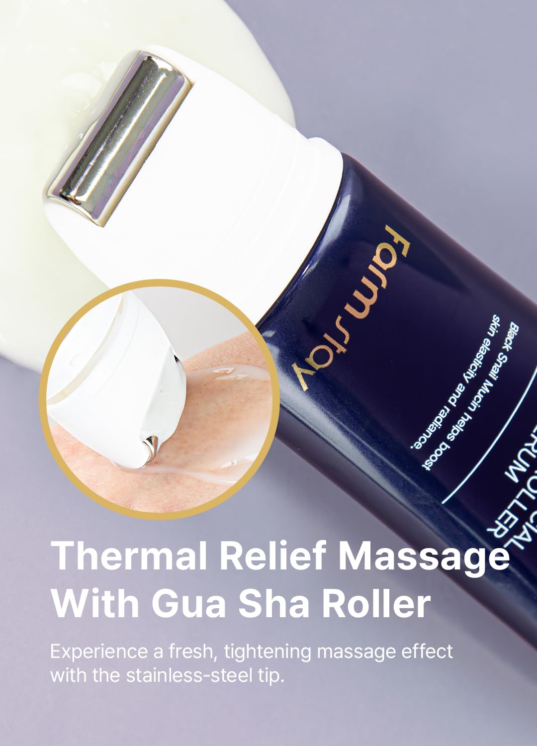 Farmstay Black Snail & Peptide 9 Perfect Facial & Neck Roller Serum – Firming & Lifting, Deep Hydration & Skin Elasticity, Snail Mucin & 9 Peptides for Youthful Glow & Smooth Skin, 100ml