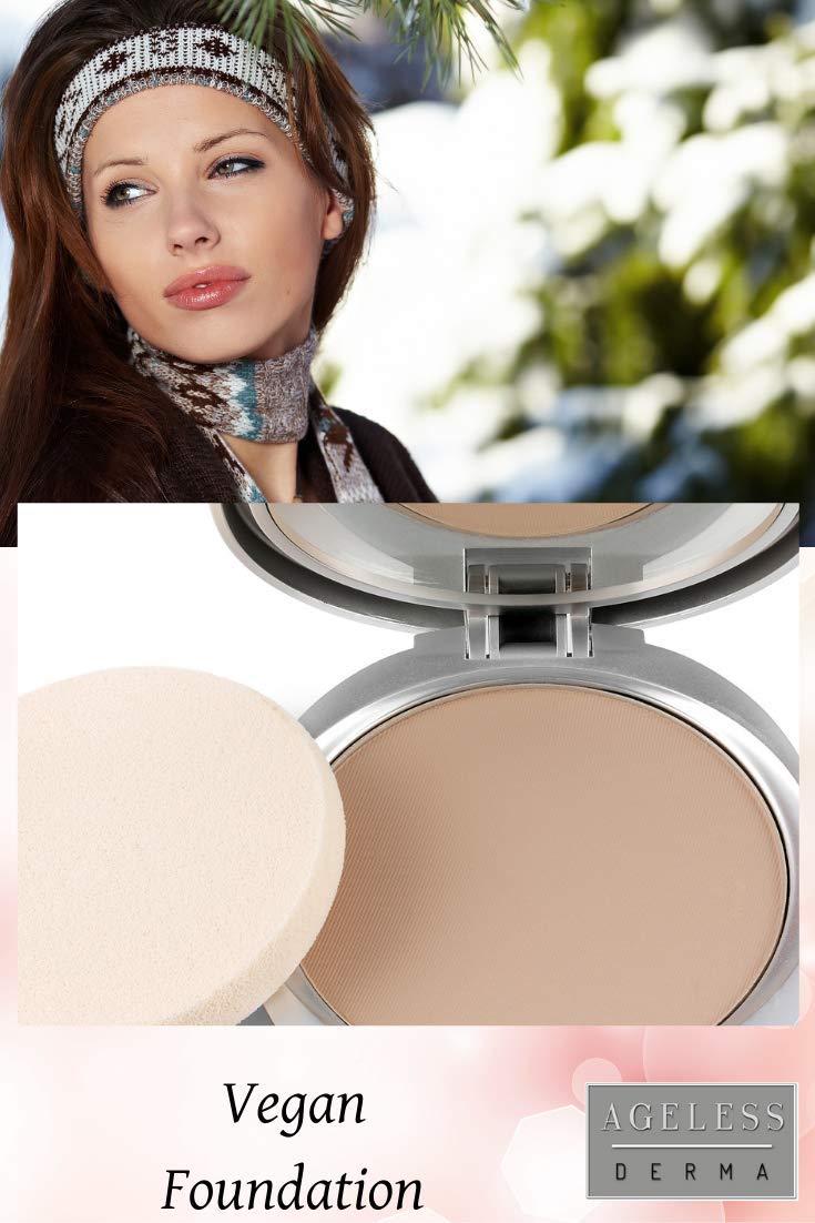Pressed Mineral Foundation With Vitamin for a Natural Silky Finish